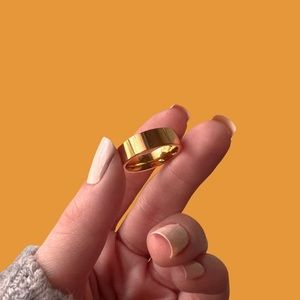 18k Gold Plated 6mm Ring